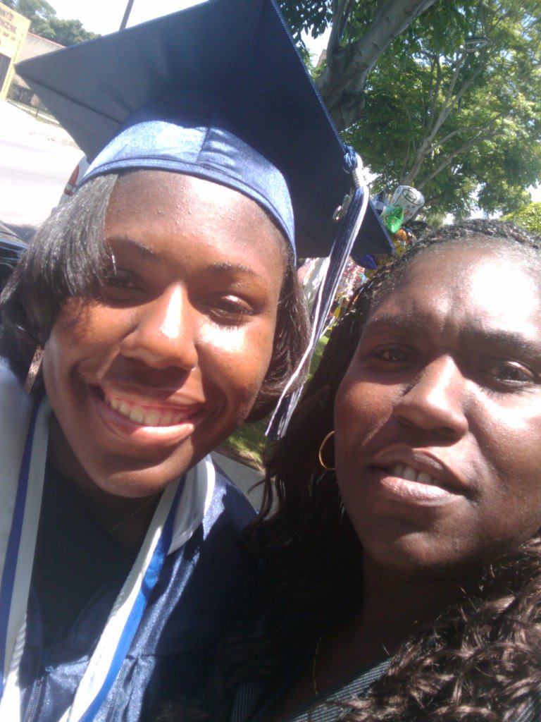 Shanice Joseph and her mother