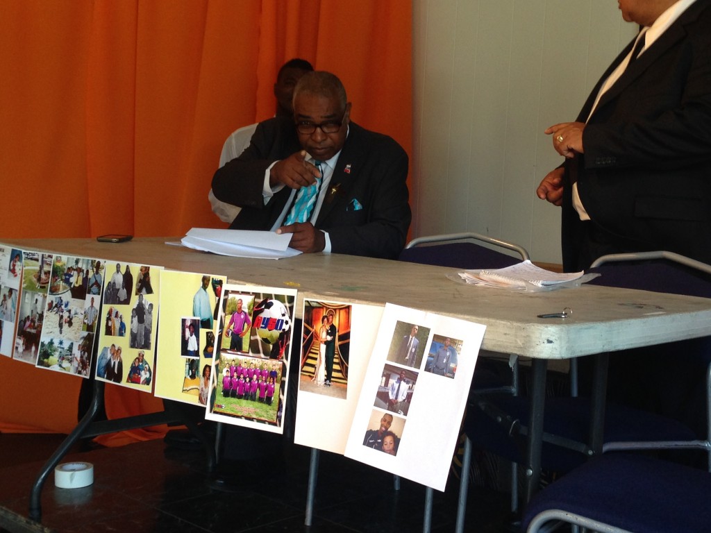 James Spencer at a press conference in Leimert Park | Camille Requiestas
