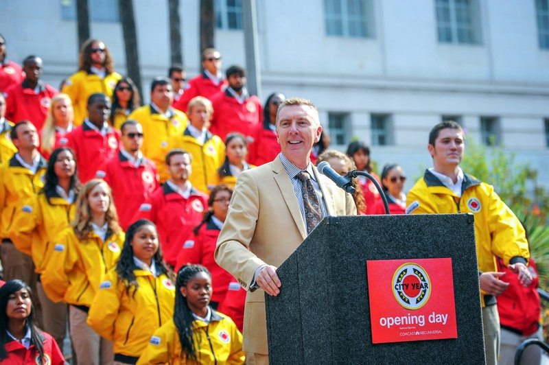 John Deasy speaks at a City Year event in 2013. | City Year