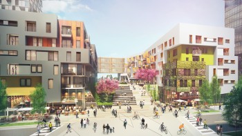 An image of the development that would be built in South LA. 